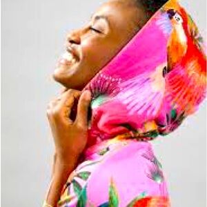 Farm Rio hoodie dress pink